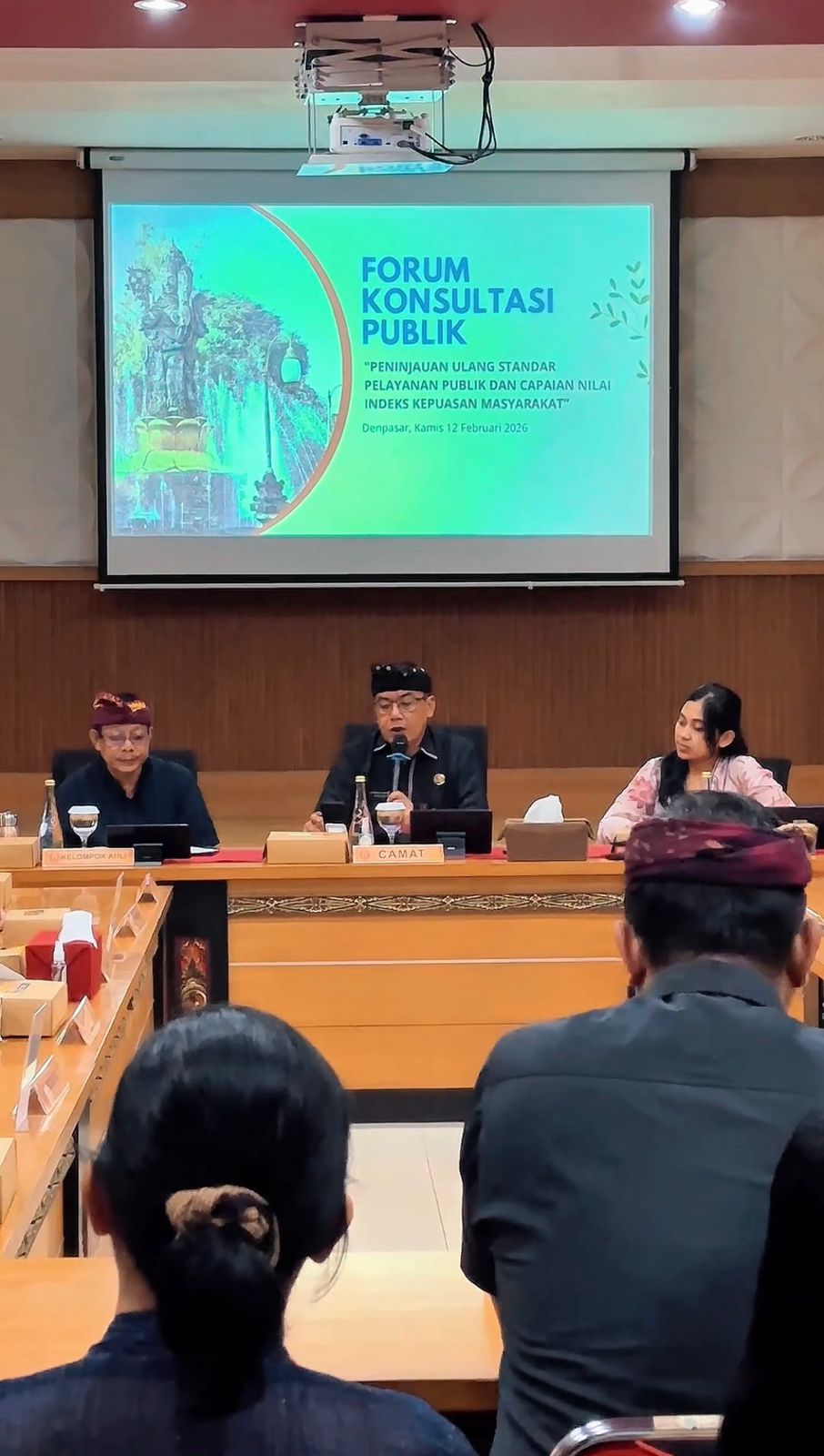 Forum Konsultasi Publik Kecamatan Denpasar Utara Tahun 2026