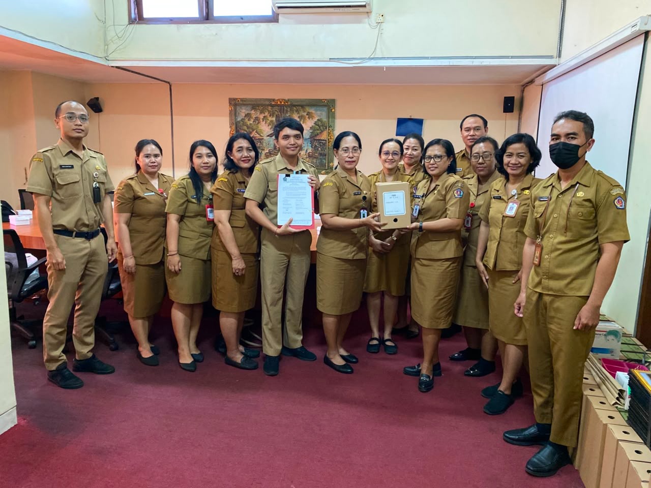 PENYERAHAN ARSIP STATIS MILIK KECAMATAN DENPASAR UTARA TAHUN 2026